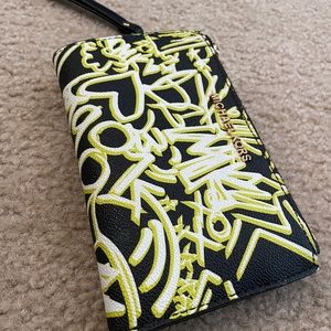 Michael Kors Graffiti Neon Wallet